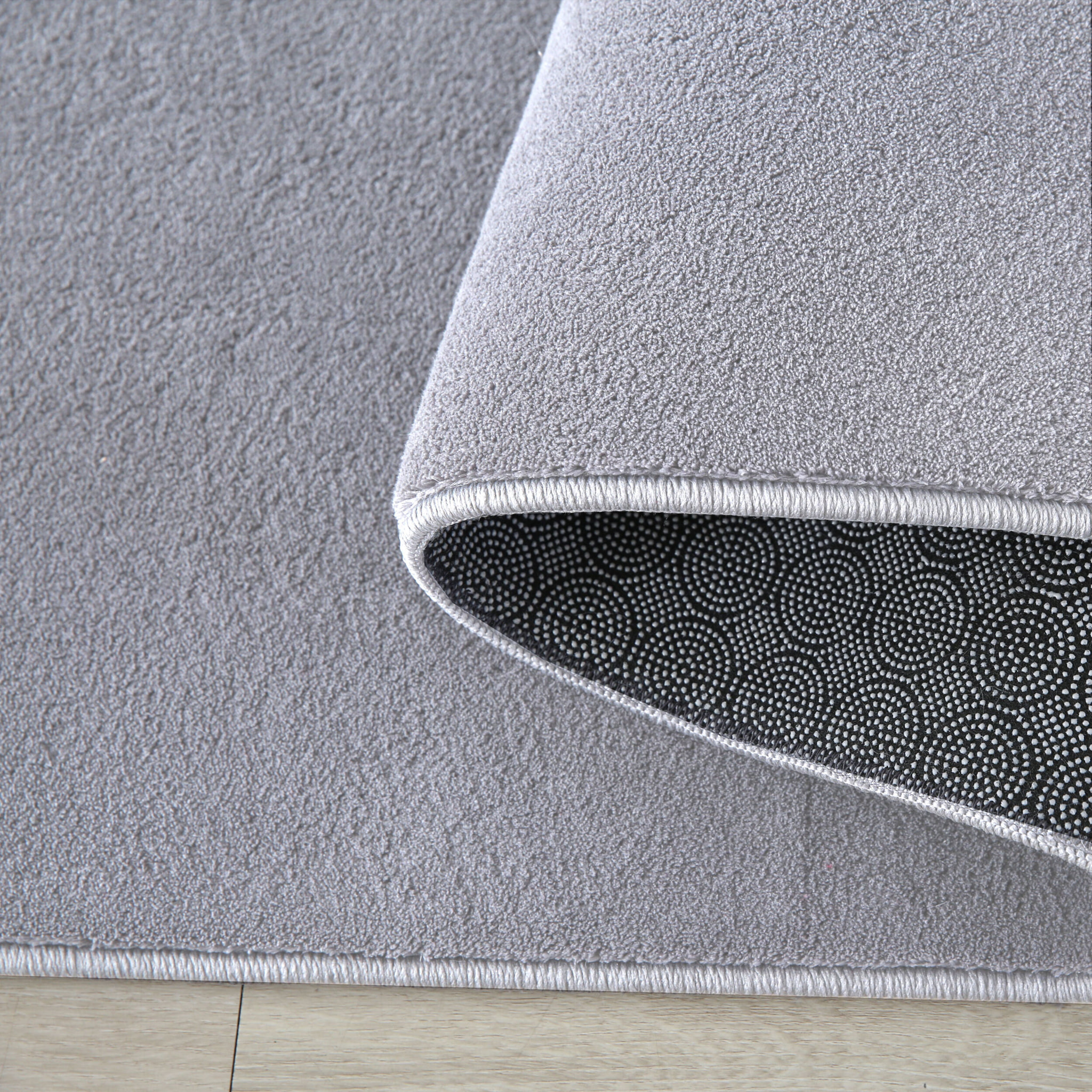 MOSCOU - Tapis uni Silver