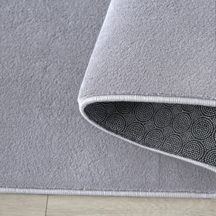 MOSCOU - Tapis uni Silver