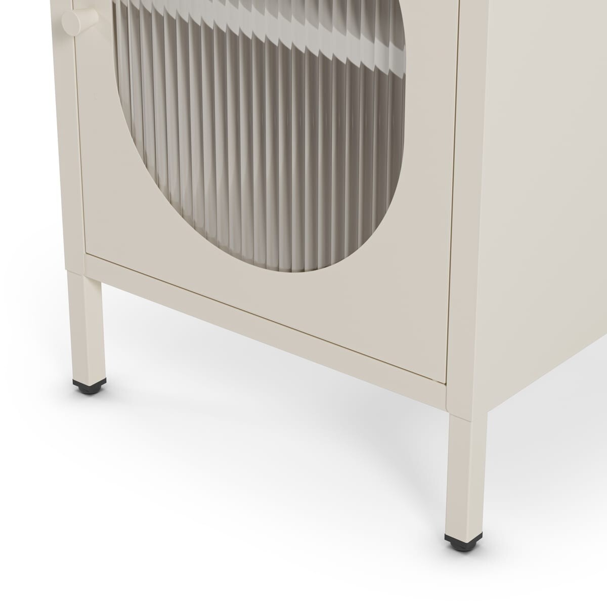 Table de chevet 1 porte en métal - YSIA