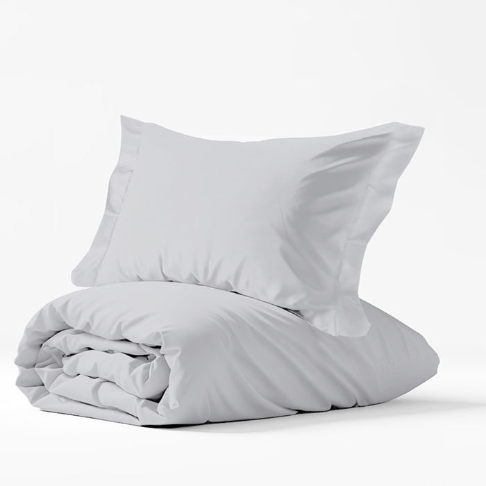 Parure copripiumino grigio chiaro