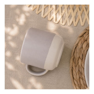 Lot de 6 mugs, TERRE DE SIENNE