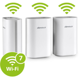 Système Wifi Mesh DEVOLO WiFi 7 MESH BE6500 3-pack