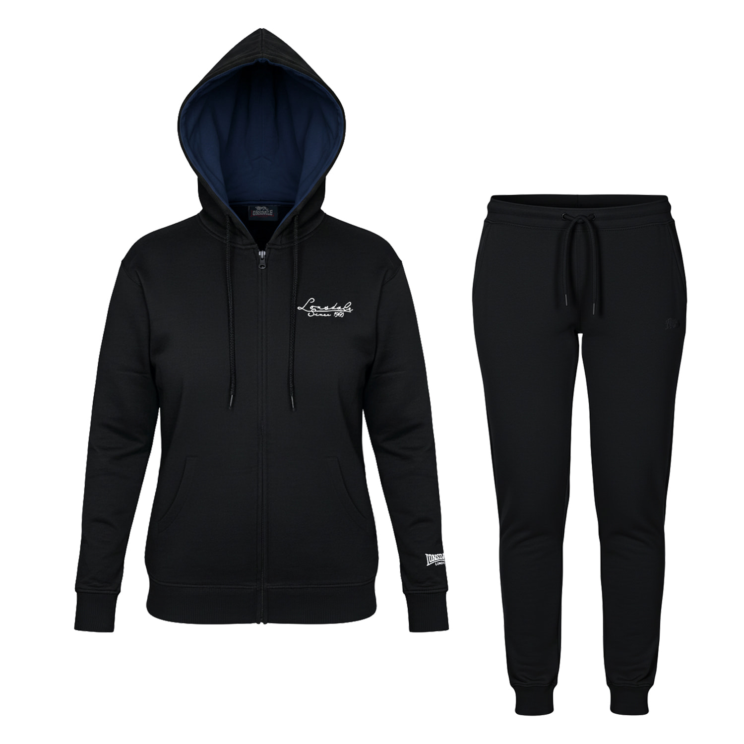 Tuta Donna LONSDALE Cotone Felpato Cappuccio