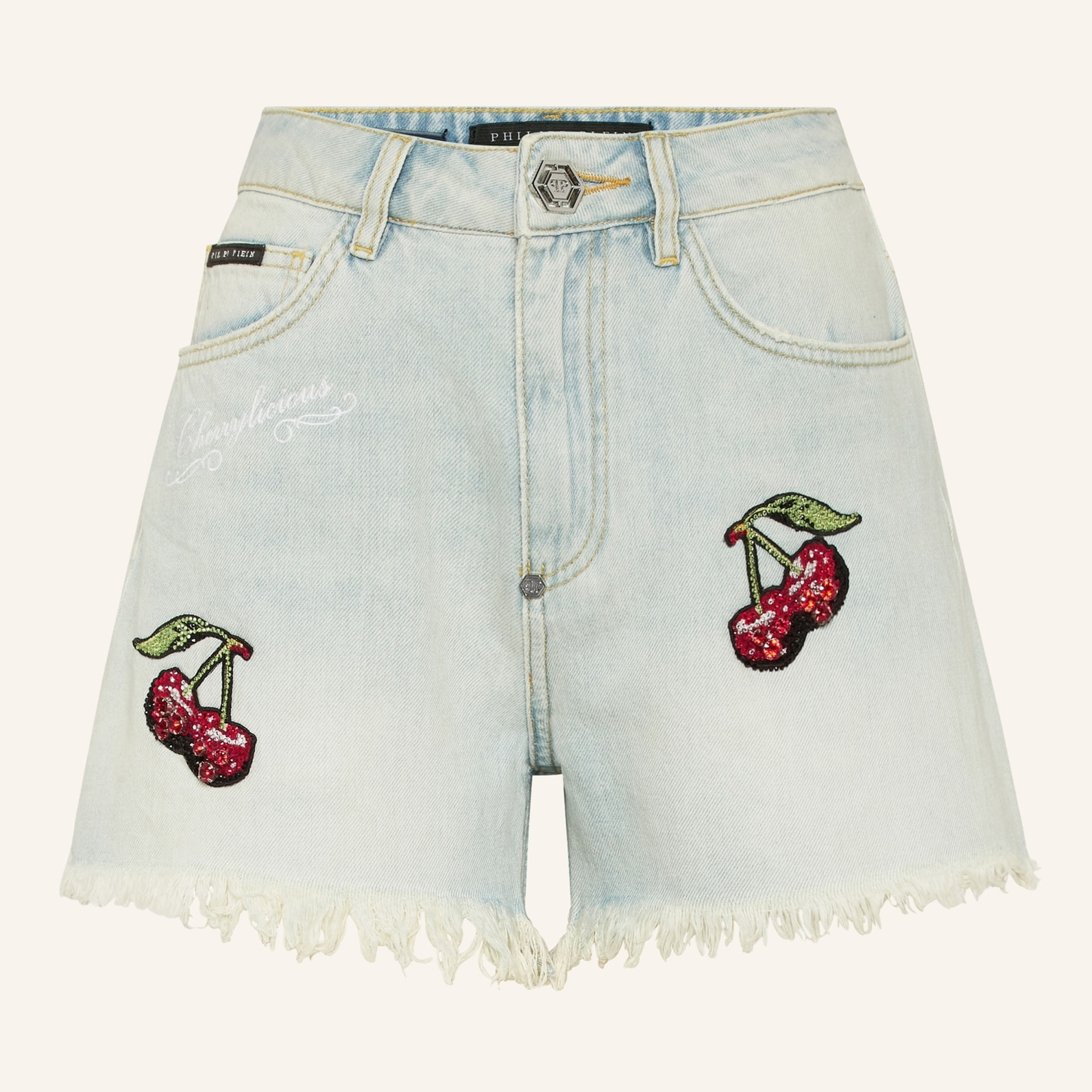 PHILIPP PLEIN Pantalones cortos CHERRIES