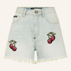 PHILIPP PLEIN Pantalones cortos CHERRIES