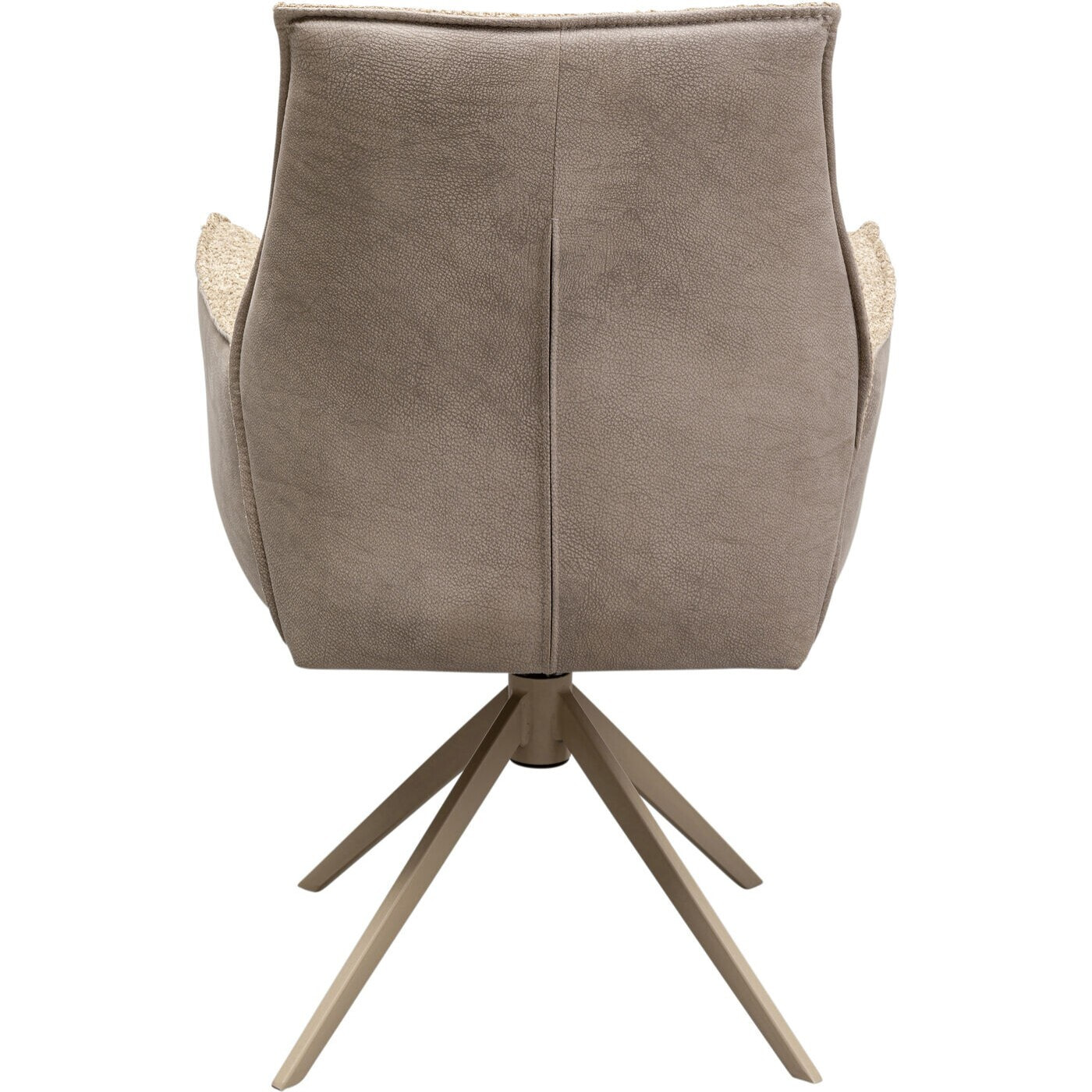 Chaise avec accoudoirs pivotante Liverpool beige Kare Design