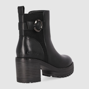 Botines - Negro - Tacón: 5 cm