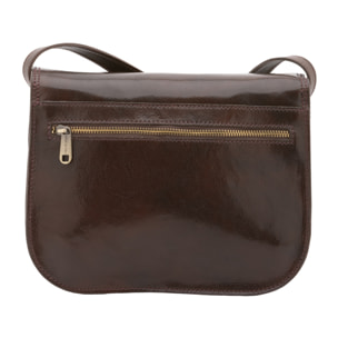 Borsa a tracolla  da donna In Vera pelle Made in Italy 27x20x12 cm