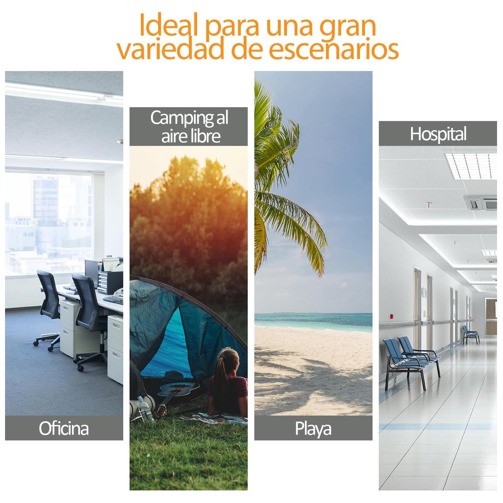 Cama de Camping Plegable Cama de Acampada con Marco Metálico Carga 136 kg para Playa Senderismo 193x64x40 cm Negro