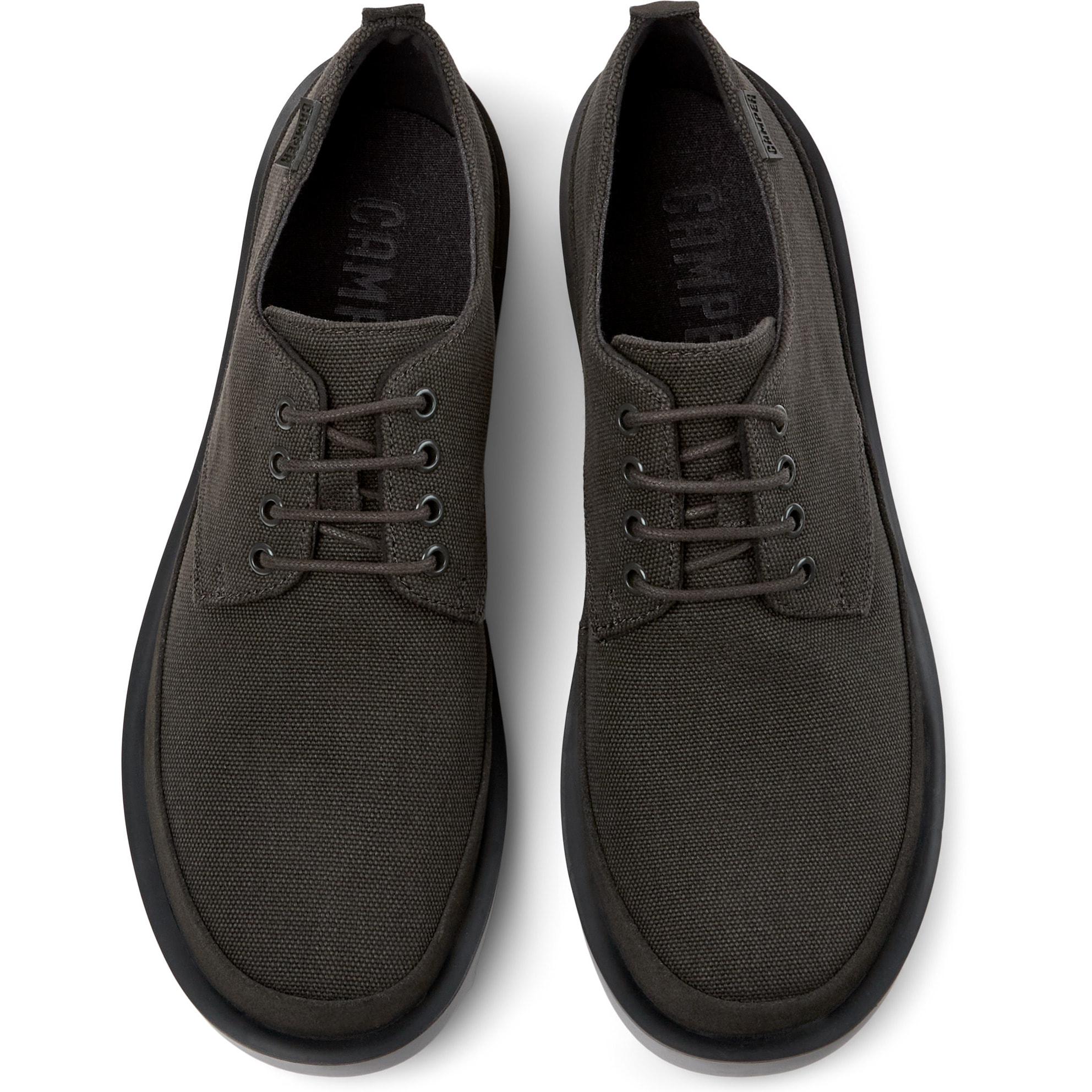 Zapatos de cordones - CAMPER Wagon - Gris - Tejido natural