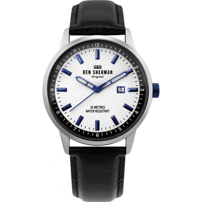 Reloj Ben Sherman WB030B Hombre Analogico Cuarzo con Correa de Piel