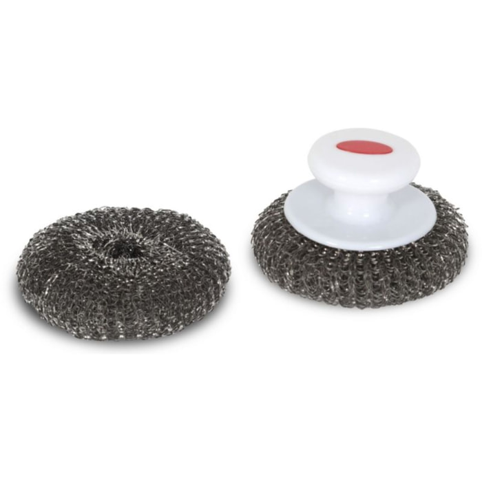 Brosse barbecue LE MARQUIER inox avec poignée X2