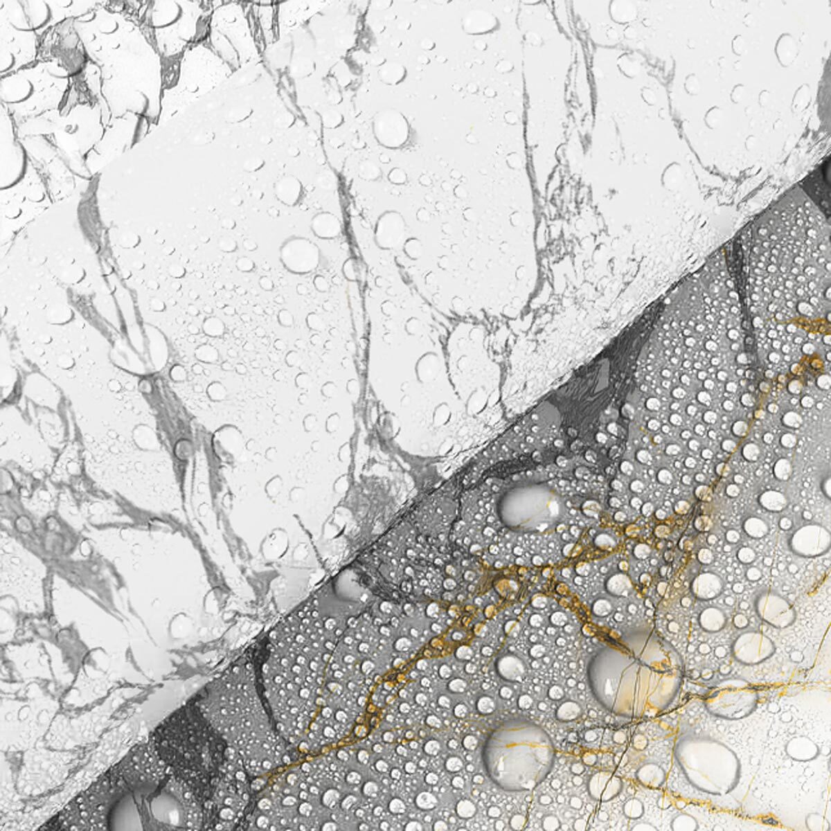 Crédence adhésive - MARBRE BLANC - 60x100cm