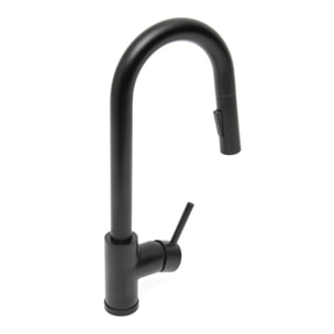 Mitigeur d'évier SAT bras articulé noir mat SATBSD289KC