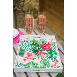 TOUILLEURS FLAMANT ROSE - LOT DE 4