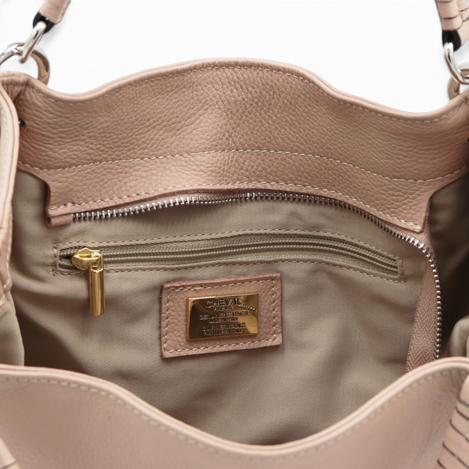 Borsa a Mano Cheval Firenze Thea Rosa Cipria