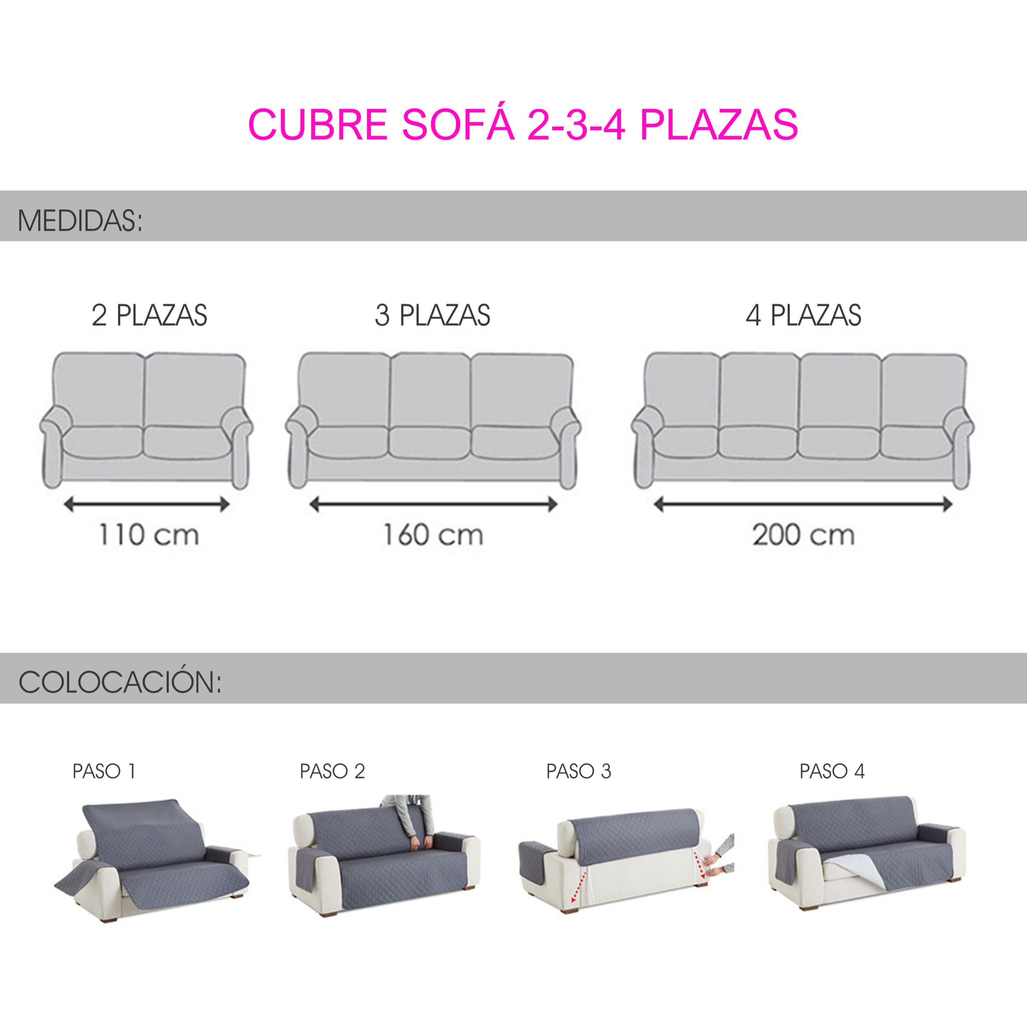 Cubre Sofá Reversible Acolchado MAU Beig/MarrónNordic-Home