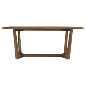 ROMY - Table à manger rectangulaire 200x100cm bois de mindi