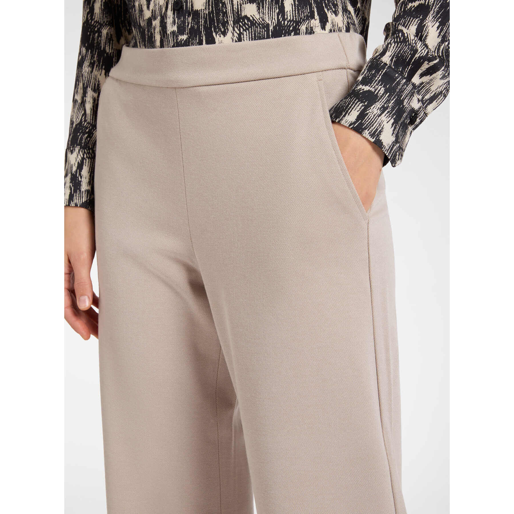 Elena Mirò - Pantalones de jersey - Beige