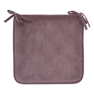 Galette de chaise Lilou violet clair 38x38cm