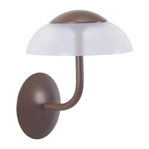 Forlight Eclipta II aplique marrón con luz led blanco cálido 3000K