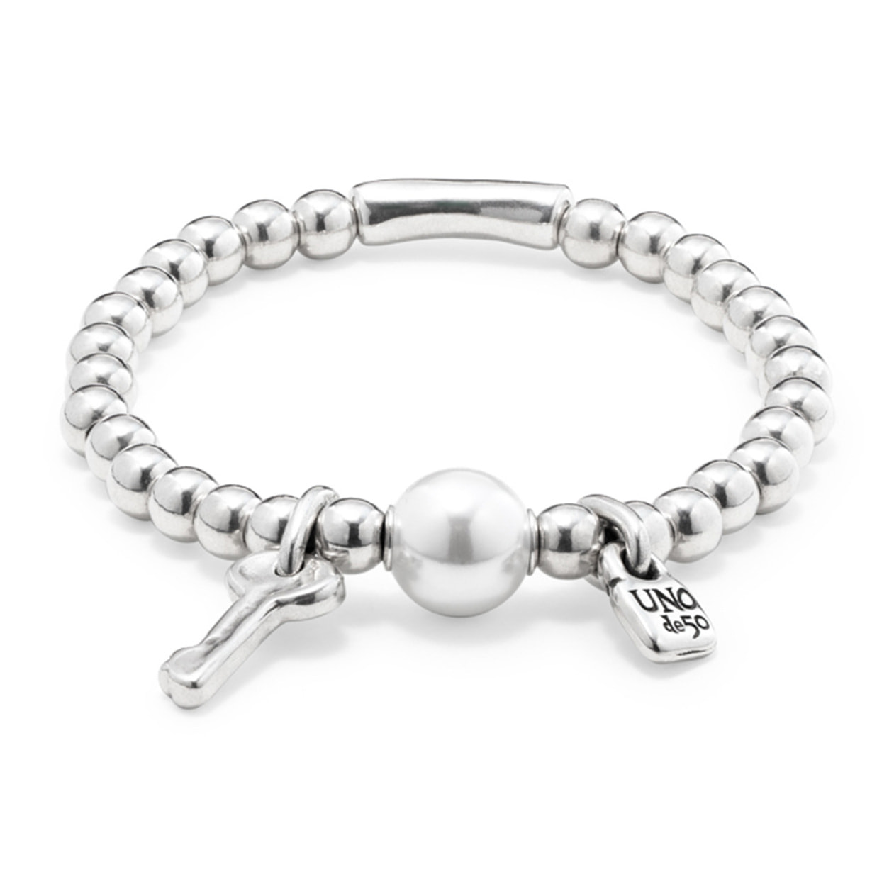 Pulsera Llavestruz BLANCO L