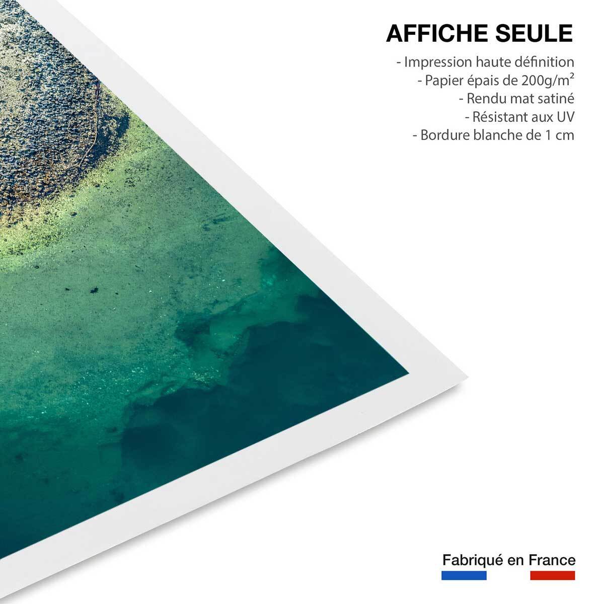 Poster deco au bout de la jetée Affiche seule