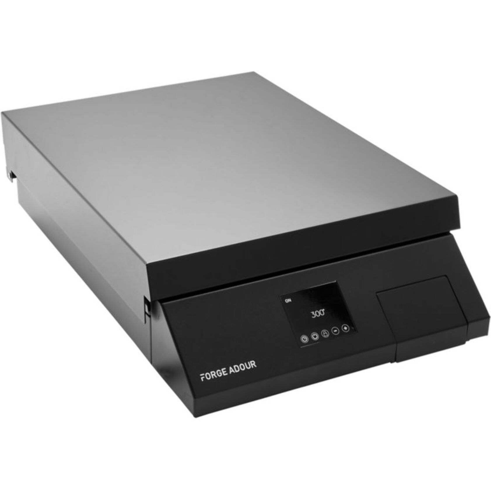 Plancha électrique FORGE ADOUR COOKING noir à poser, 57x39 cm