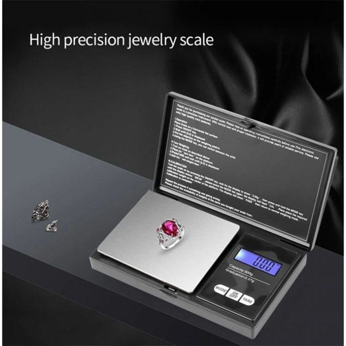 Balance électronique portative pour bijoux Herzberg HG04265