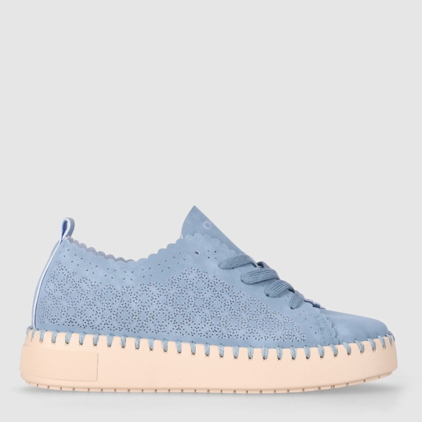 Zapatos de Piel Sintética - Jeans - Tacón: 4 cm