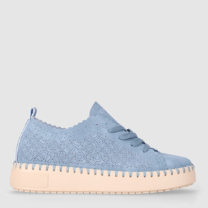 Zapatos de Piel Sintética - Jeans - Tacón: 4 cm