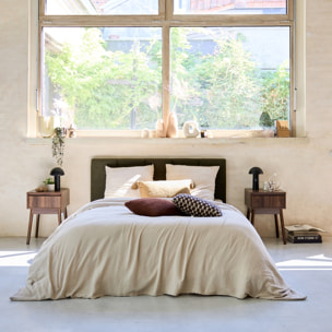 Table de chevet décor bois 1 tiroir (lot de 2) LINEAR