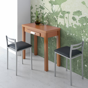 Set de 4 taburetes – Polipiel y metal