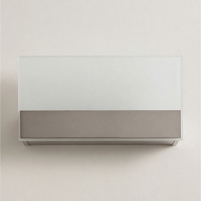 LEDS C4 Aplique Flat Led 8.5W 3000K Níquel Satinado
