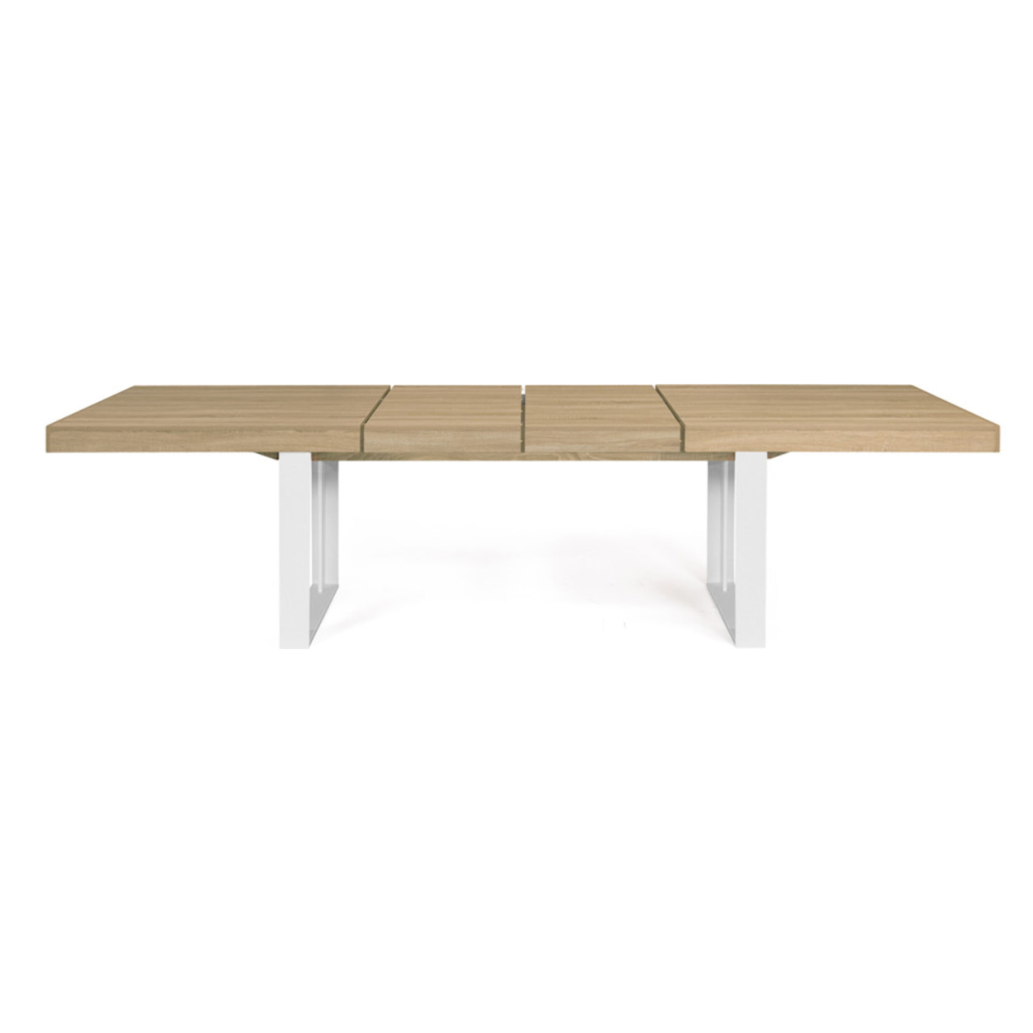 Tables à manger extensibles Brixton - Bois - Blanc