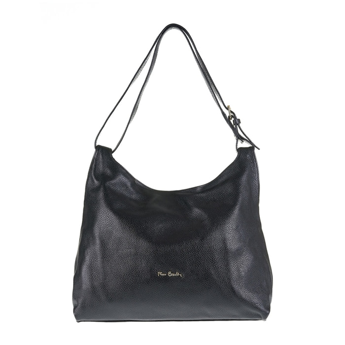 Borsa a spalla da donna Made in Italy - Modello Divina - 100% pelle - 36.0 x 31.0 x 12.0 cm