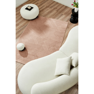 BIANCA - Tapis intérieur poils en relief Mocca