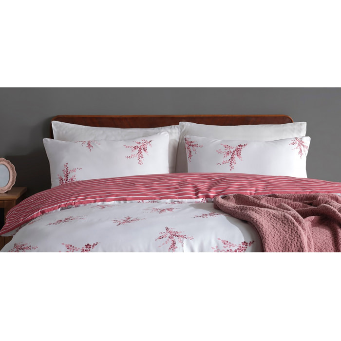 Parure housse de couette et taie(s) d'oreiller coton imprimé