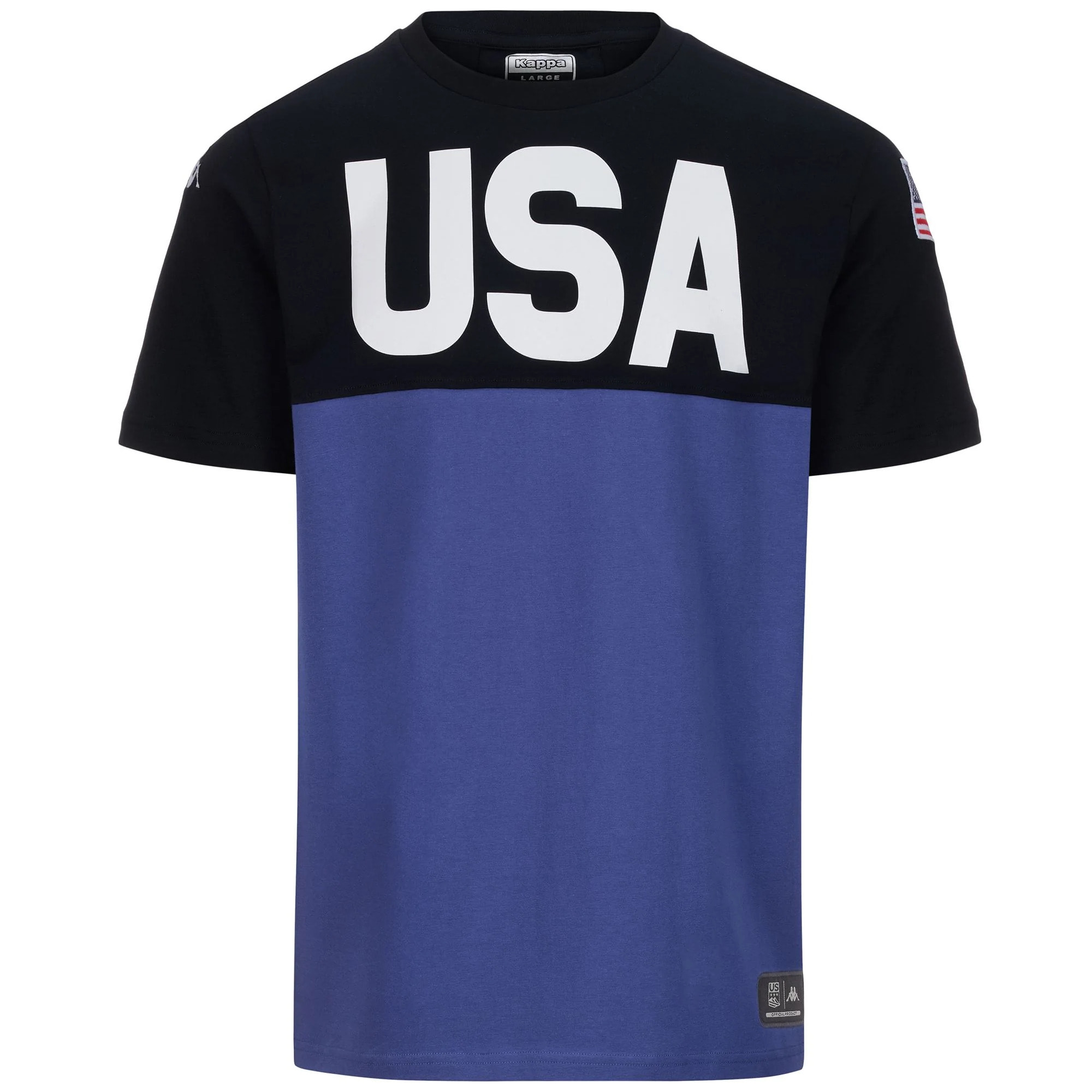 Kappa - T-Shirts & Top Uomo Donna Blu - Supporter Ayba2B Usa Us