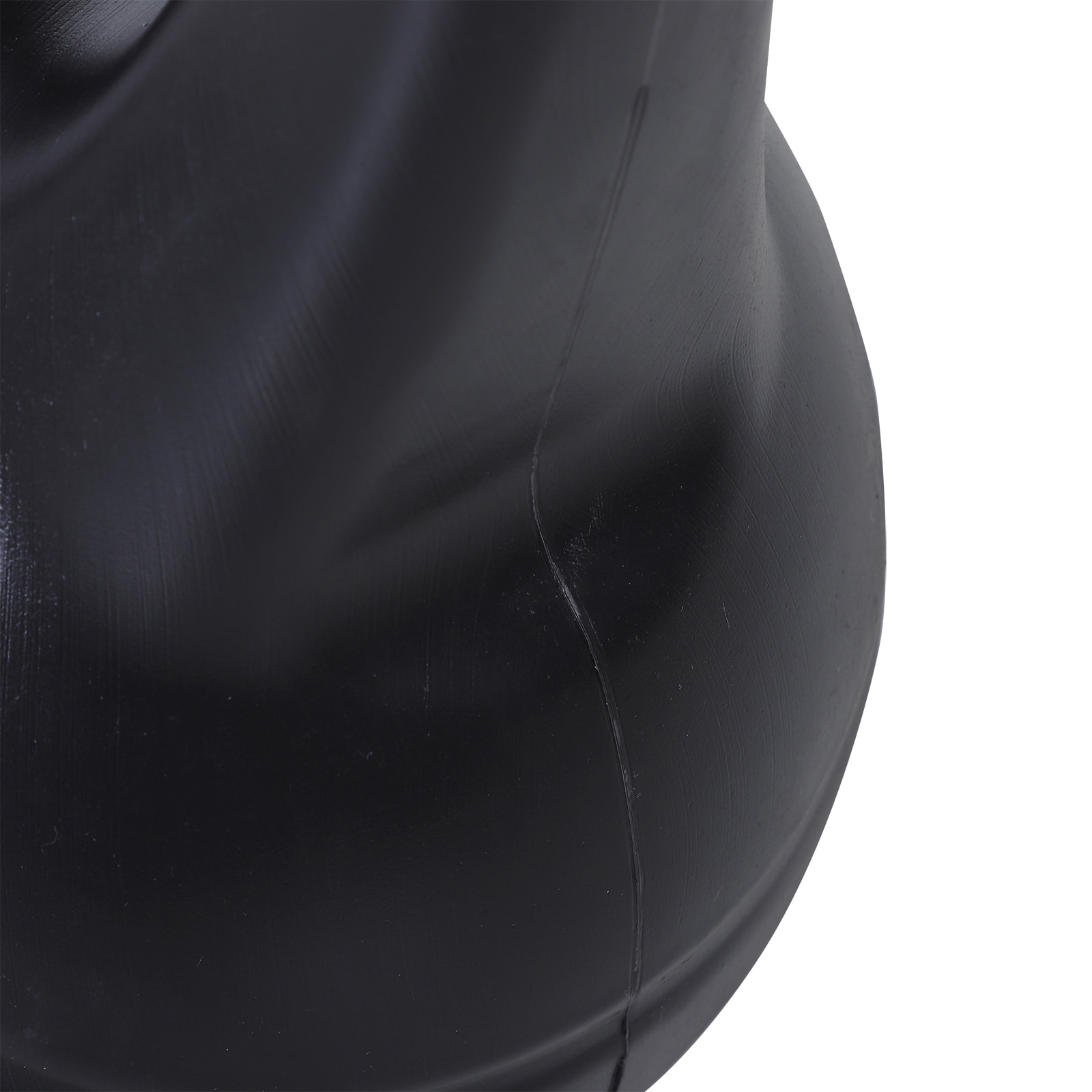 Kettlebell 8 Kg - haltère boule - poignée ergonomique - PVC noir