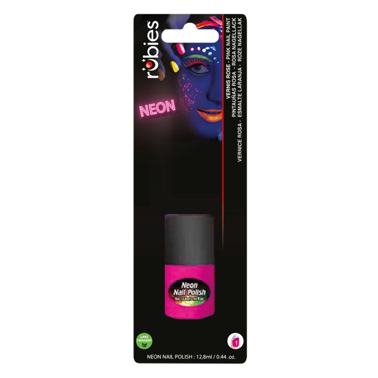 ESMALTE DE UÑAS ROSA NEON