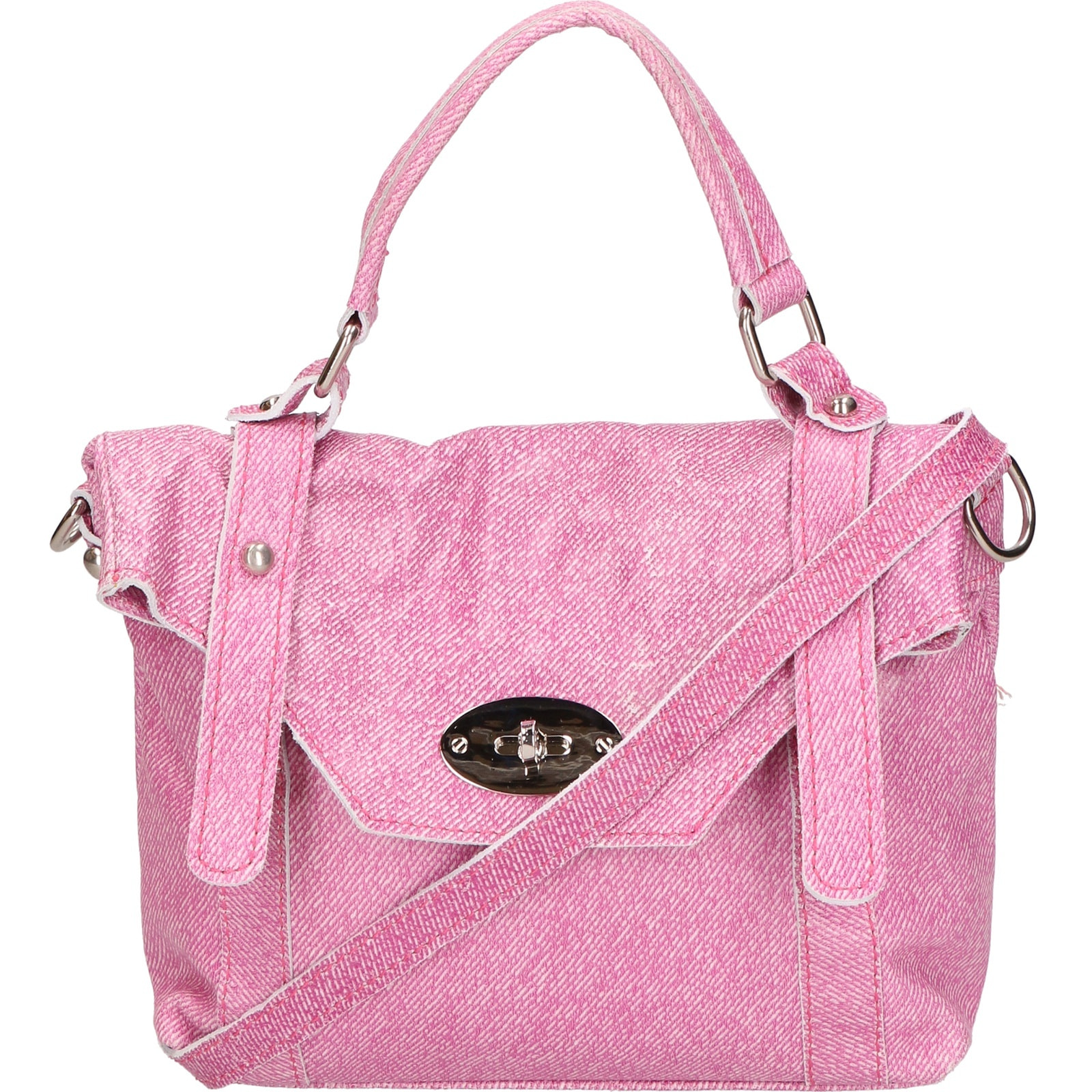 Borsa a mano da donna - Modello Floresta - Vera Pelle - 25.0 x 17.0 x 6.0 cm