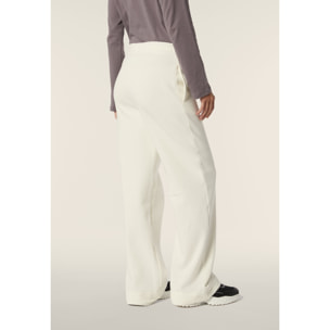 Pantalone da donna con gamba ampia in felpa