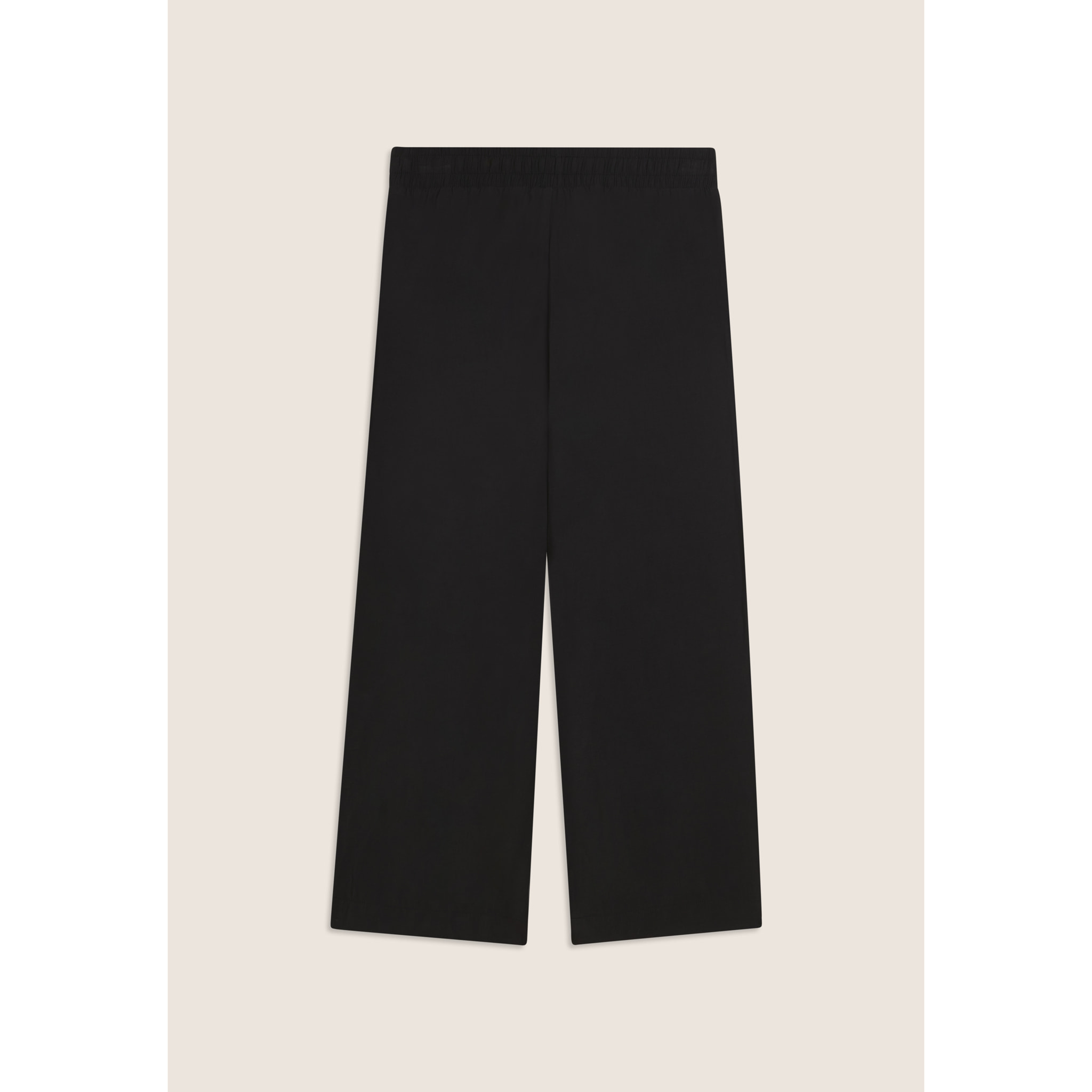 Pantaloni Sportivi Cropped con gamba Wide Leg e strass