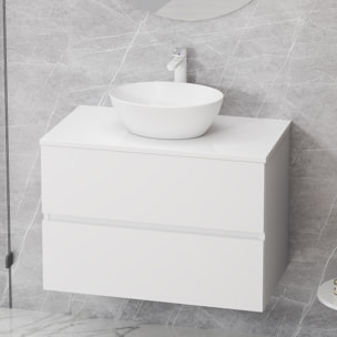 Conjunto de baño MONO Alday; 80 cm, Blanco