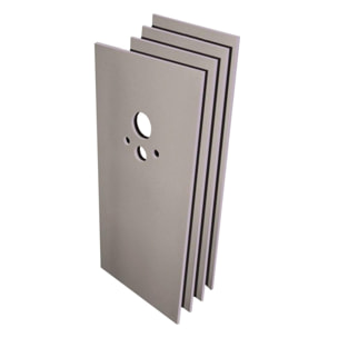 Pack WC sans bride SAT, fixations invisibles + Abattant softclose + Bâti Geberit Extra-plat UP720 + Plaque + Set Habillage