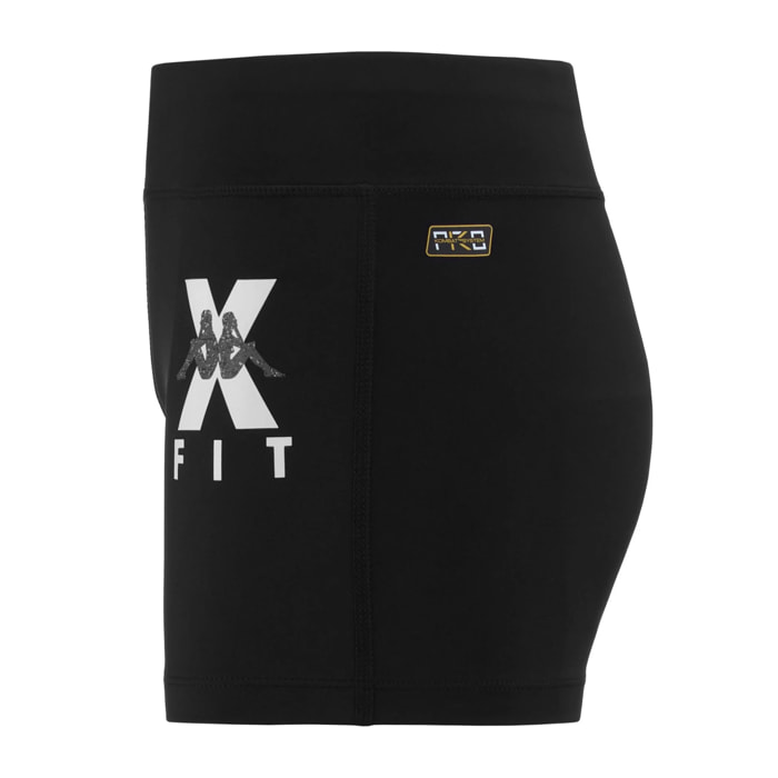 Pantaloni Corti Kappa Donna KOMBAT WKT ESCAME Nero