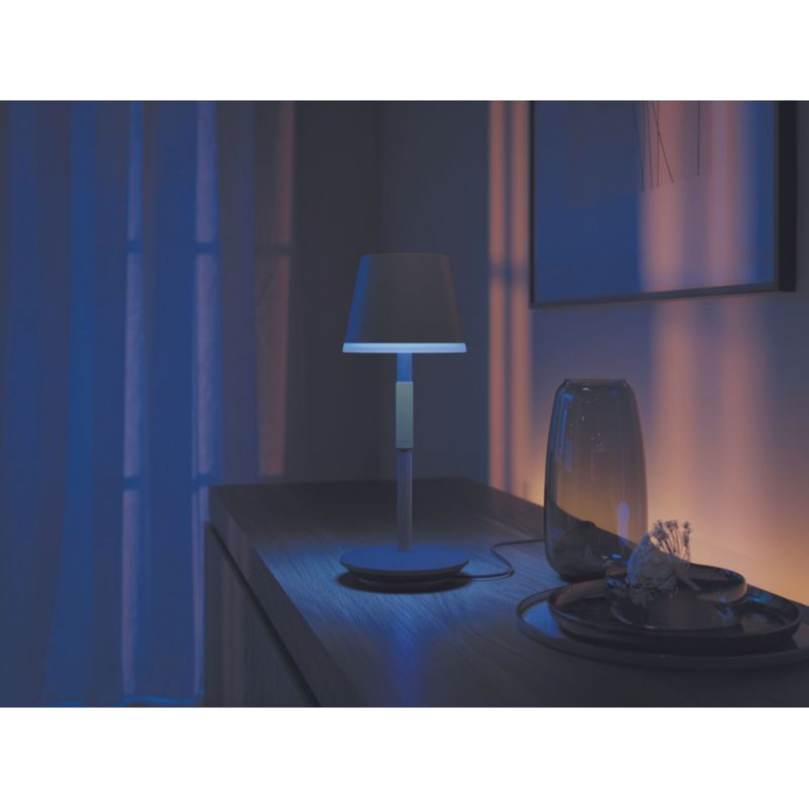 Lampe connectée PHILIPS HUE W&C GO Noir