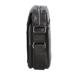 Borsa a tracolla da Uomo in Ecopelle Prodotto Vegano 19x23x7,5 cm