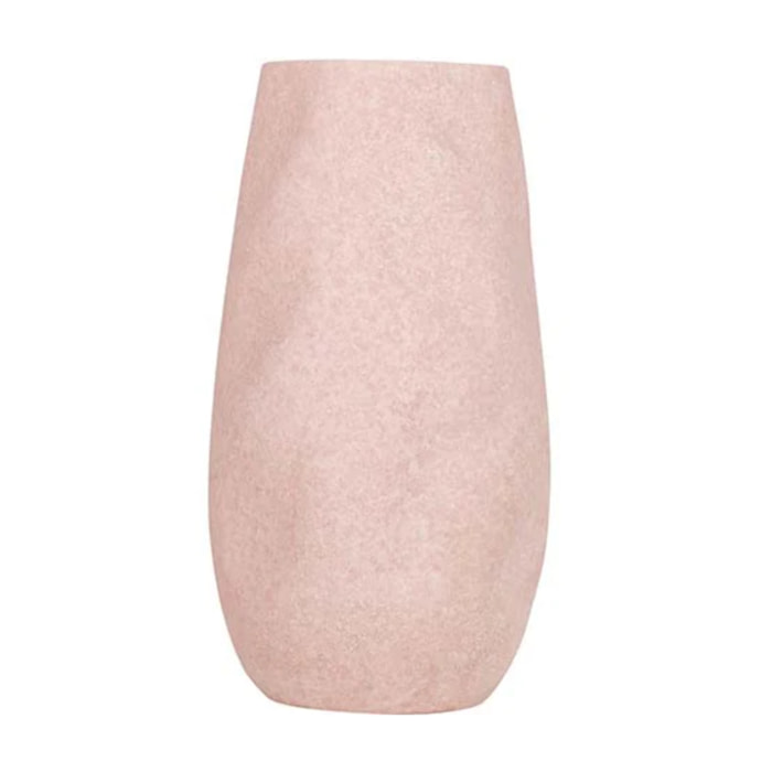 Florero Cerámica Rosa 19x19x36 Cm